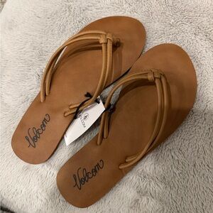 Volcom sandals size 7 BRAND NEW WITH TAGS